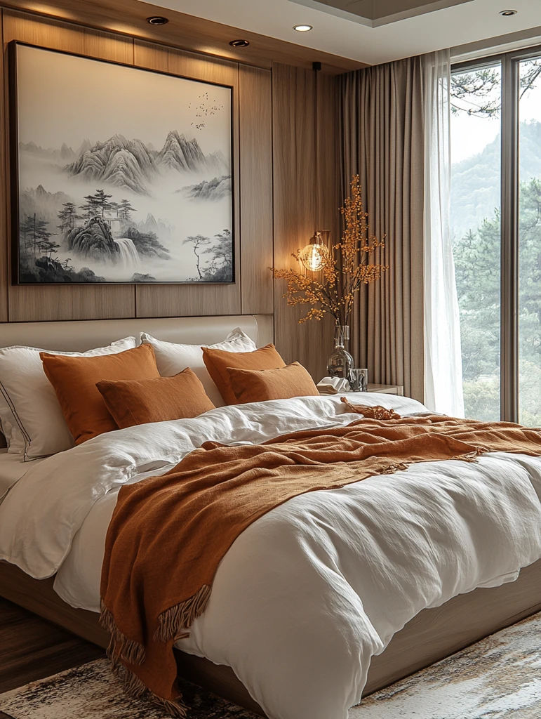 宋式风格卧室