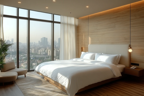 豪华现代酒店客房