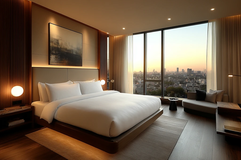 豪华现代酒店客房