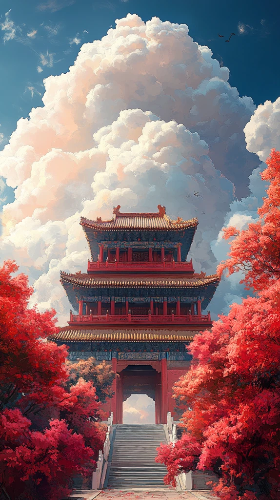 天宫金门云彩图