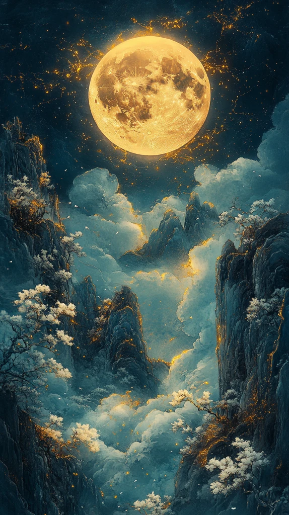 月光女神与白兔