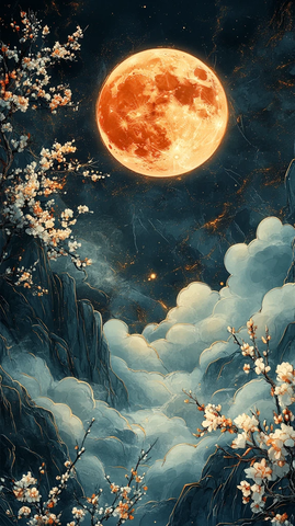 月光女神与白兔