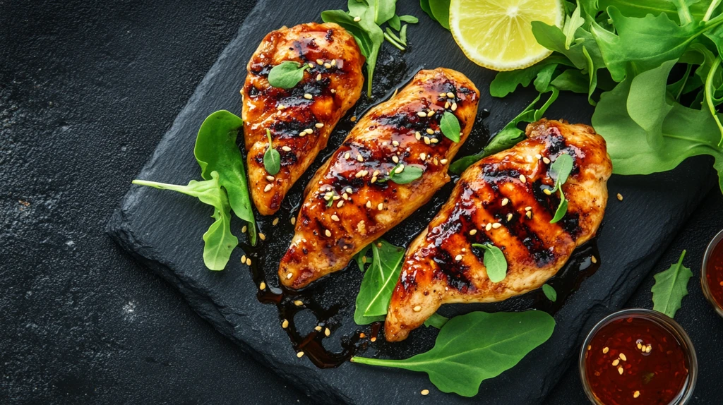 照烧鸡排与甜酱