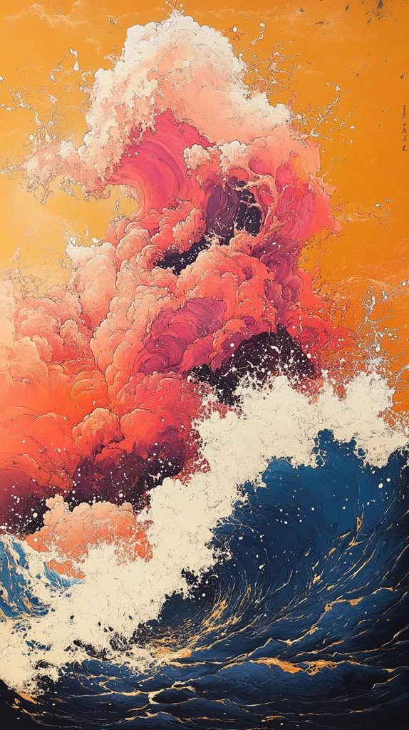 黄金海岸熔岩飞溅