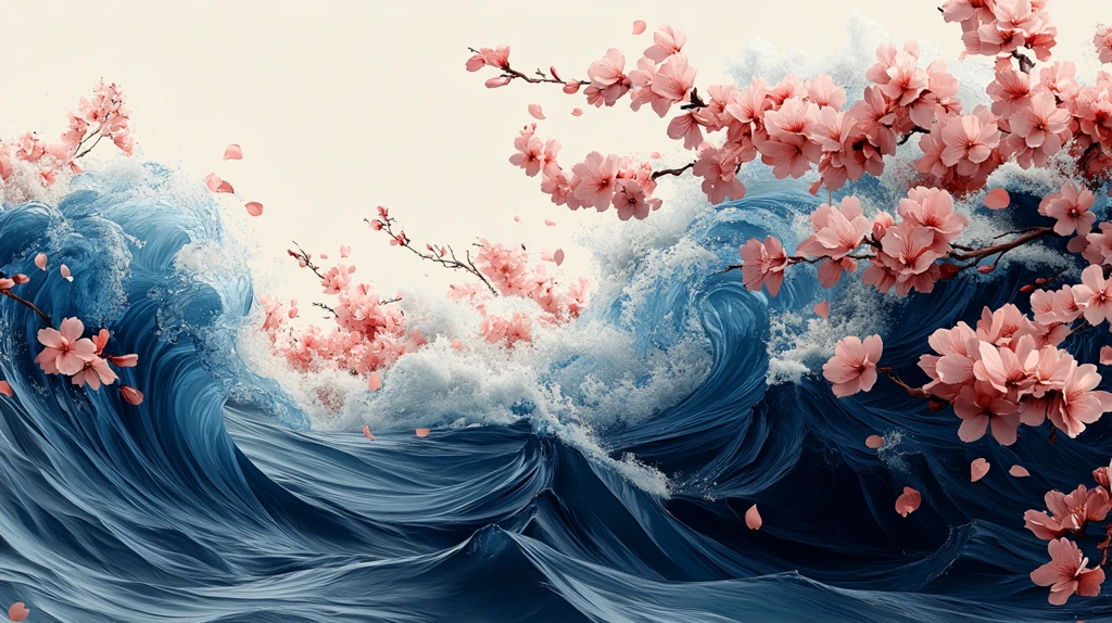 浮世绘浪花樱雨