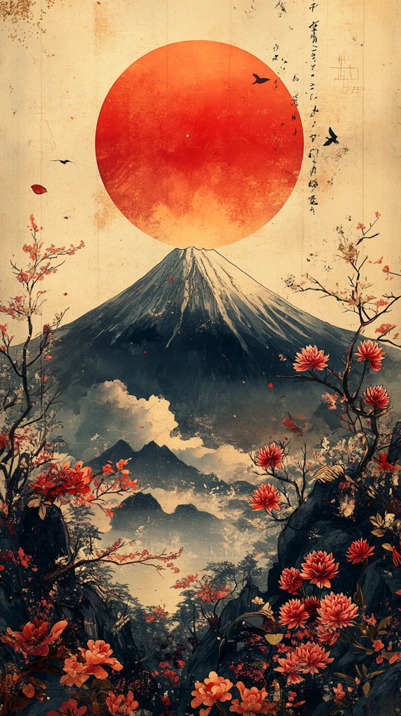 富士山新年图