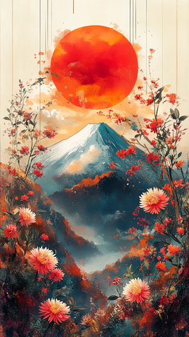 富士山新年图