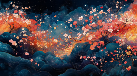 日本彩色图案艺术