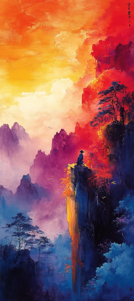 新年山水云彩图