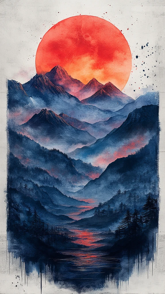 山间晨曦新开始