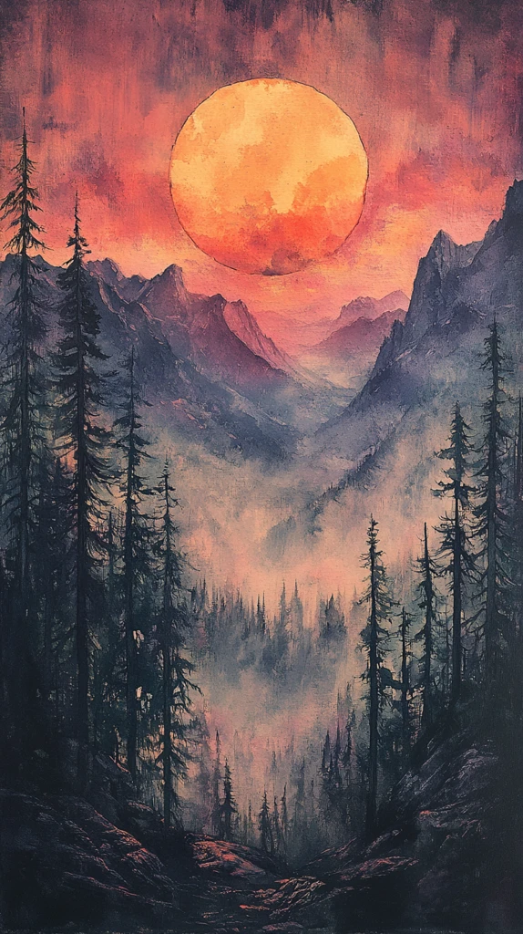 山间晨曦新开始