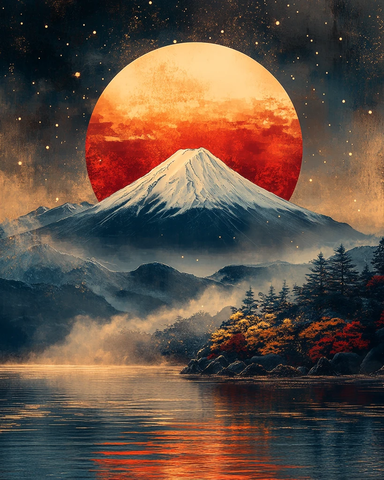 富士山日出