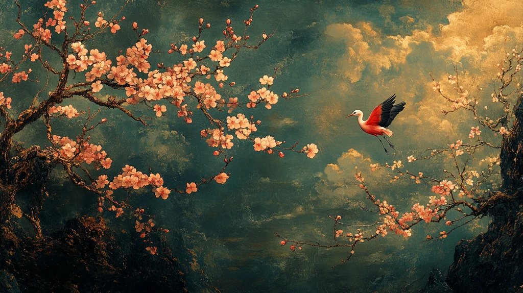 樱花飞鹤云电图