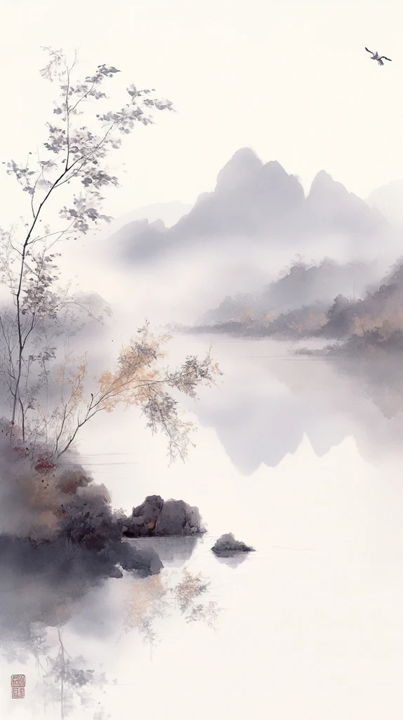 空白留白艺术效果