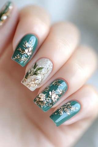 塩昆布指甲设计