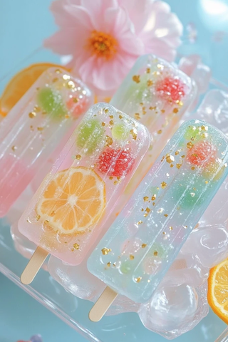 冰淇淋指甲艺术