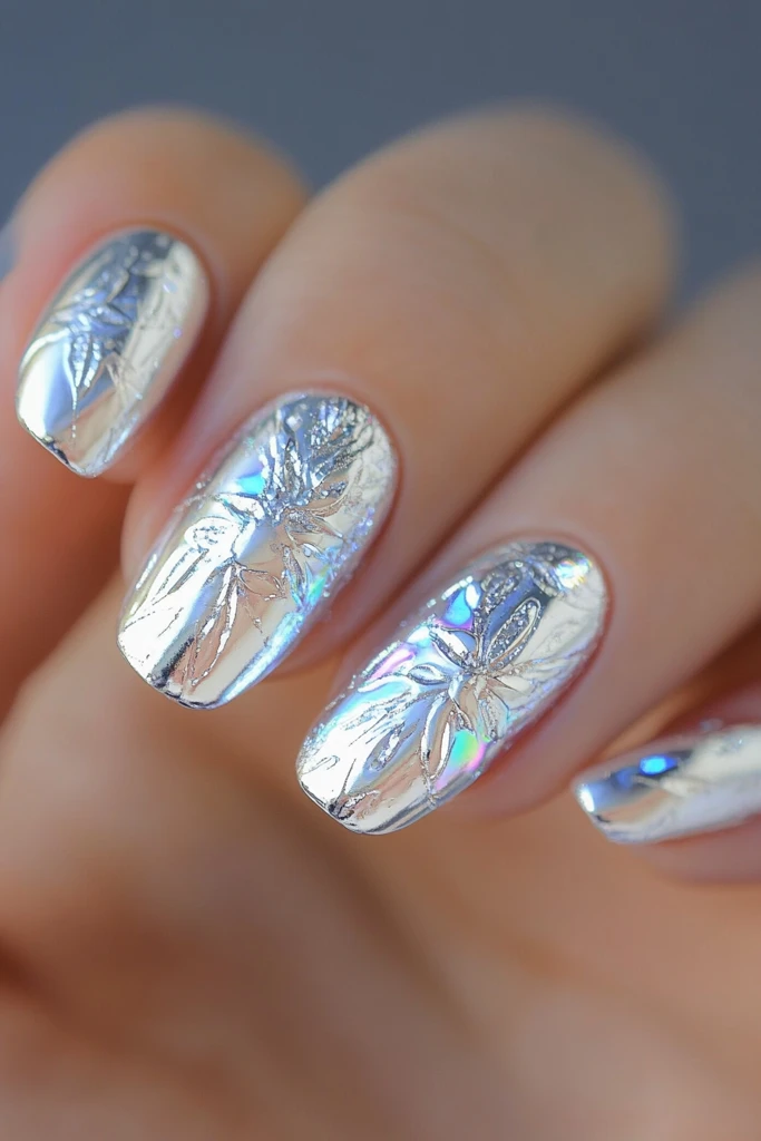 银色指甲剪艺术