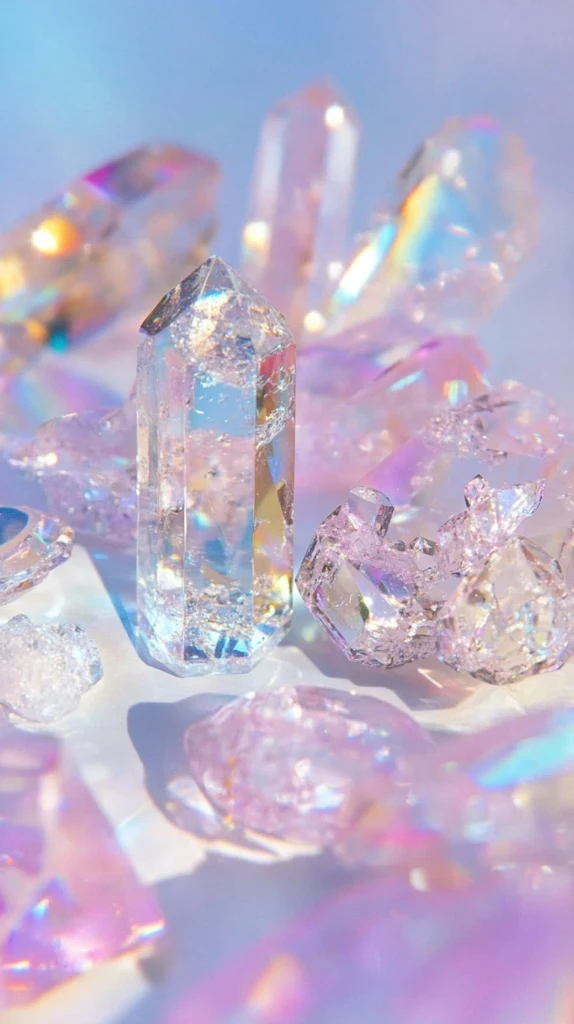 蓝宝石水晶美甲