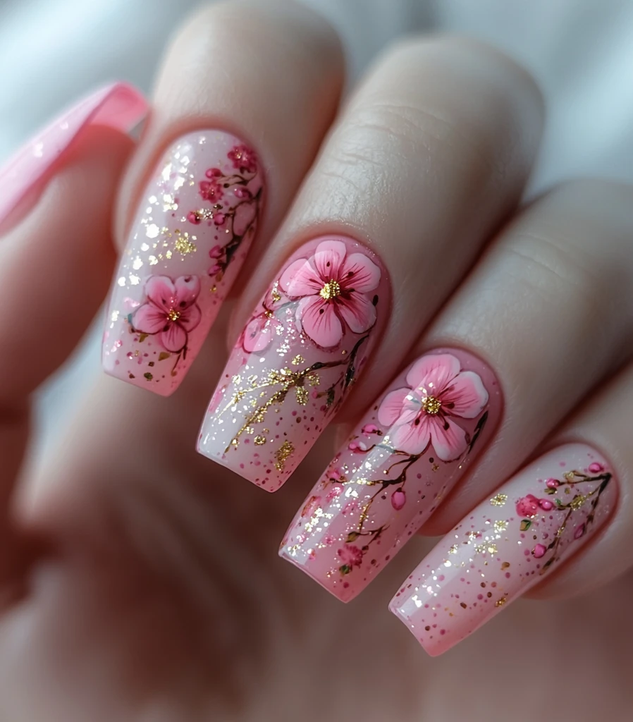 花叶纹理装饰钉