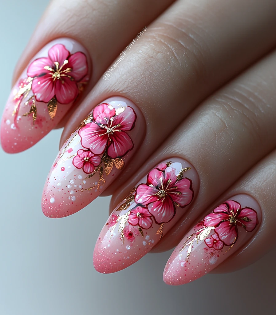 花叶纹理装饰钉