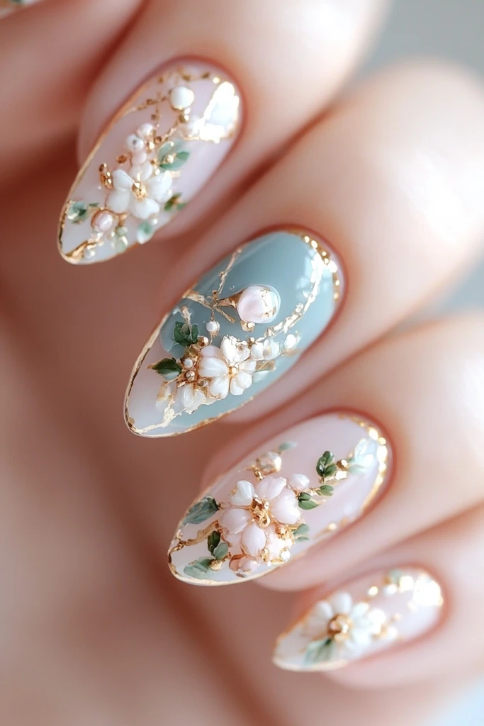 指甲艺术与立体设计