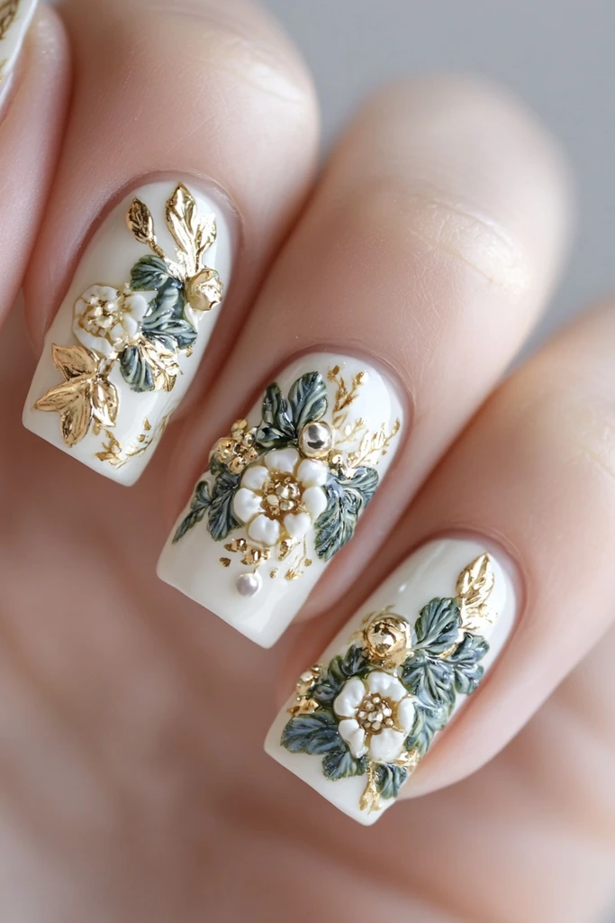 指甲艺术与立体设计