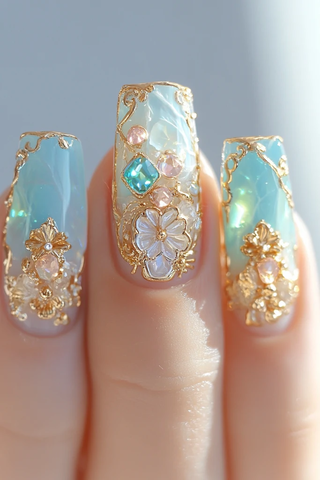 指甲艺术与立体设计