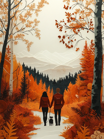 纸艺森林一家人