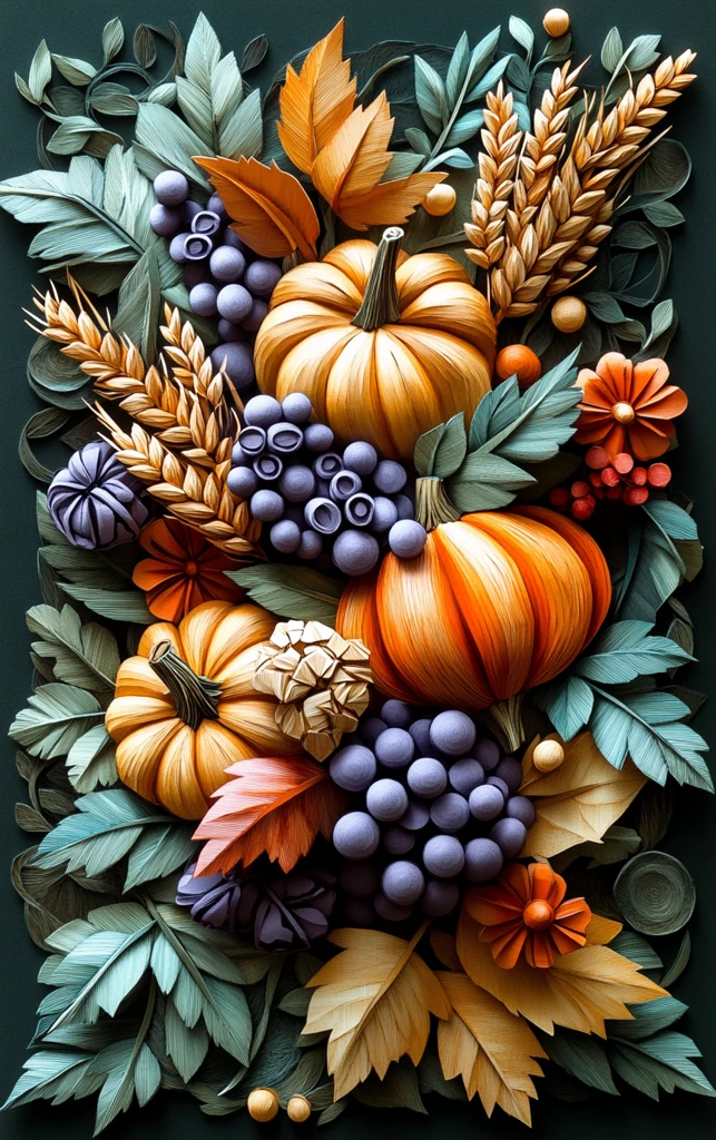 南瓜编织秋意浓