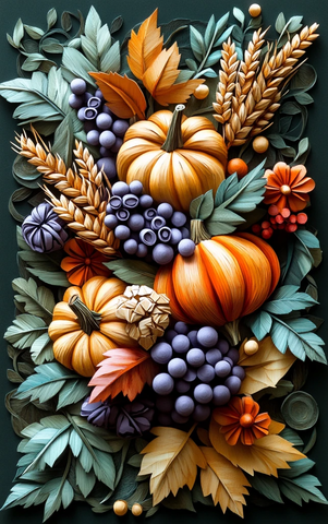 南瓜编织秋意浓