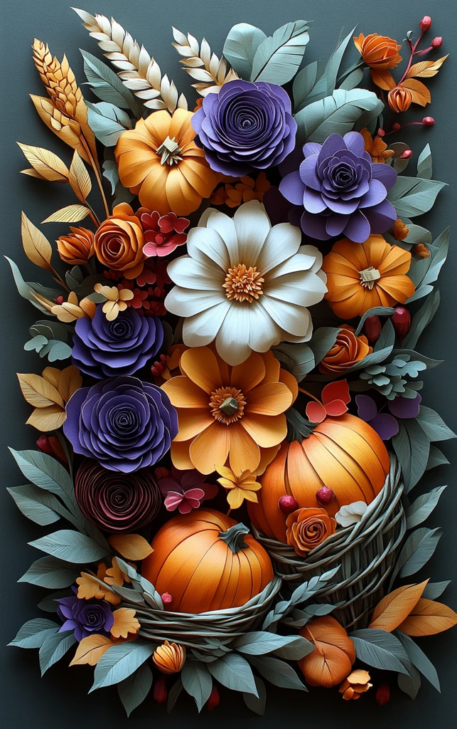 南瓜编织秋意浓