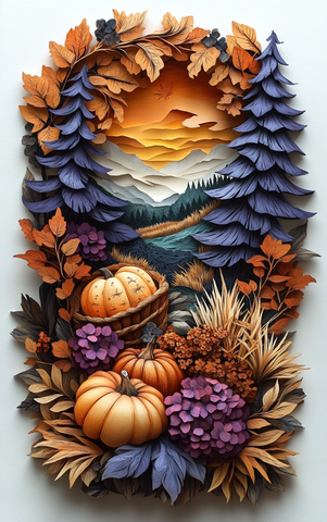 南瓜编织秋意浓