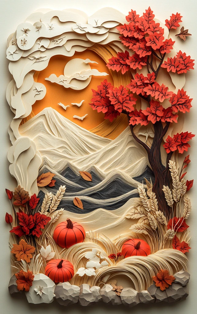 南瓜编织秋意浓