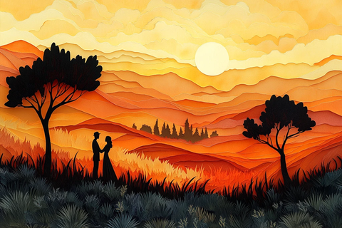 牧人与葡萄园女子