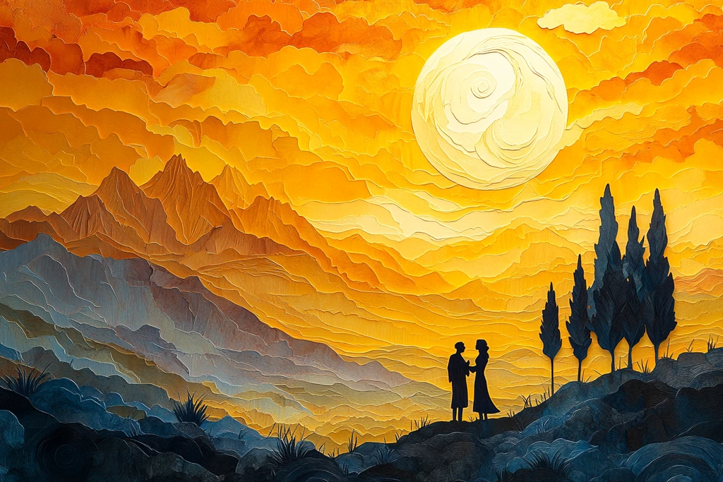 牧人与葡萄园女子