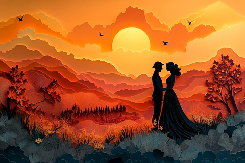 牧人与葡萄园女子