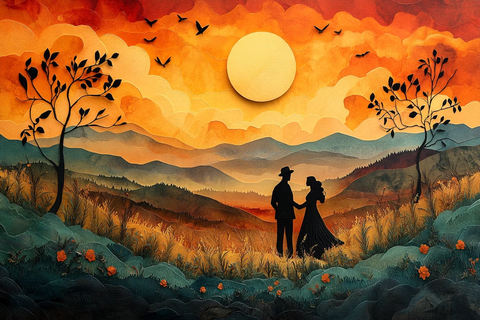 牧人与葡萄园女子