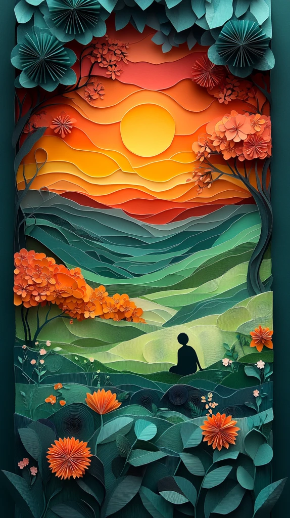 夕阳下的亲子时光