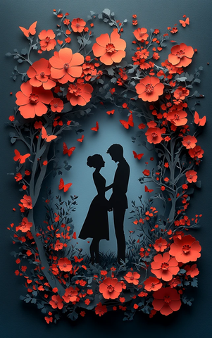 红花树拱牵手情