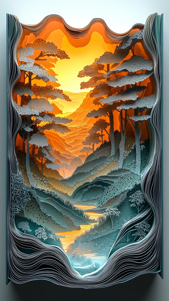 儿童童话立体剪纸书