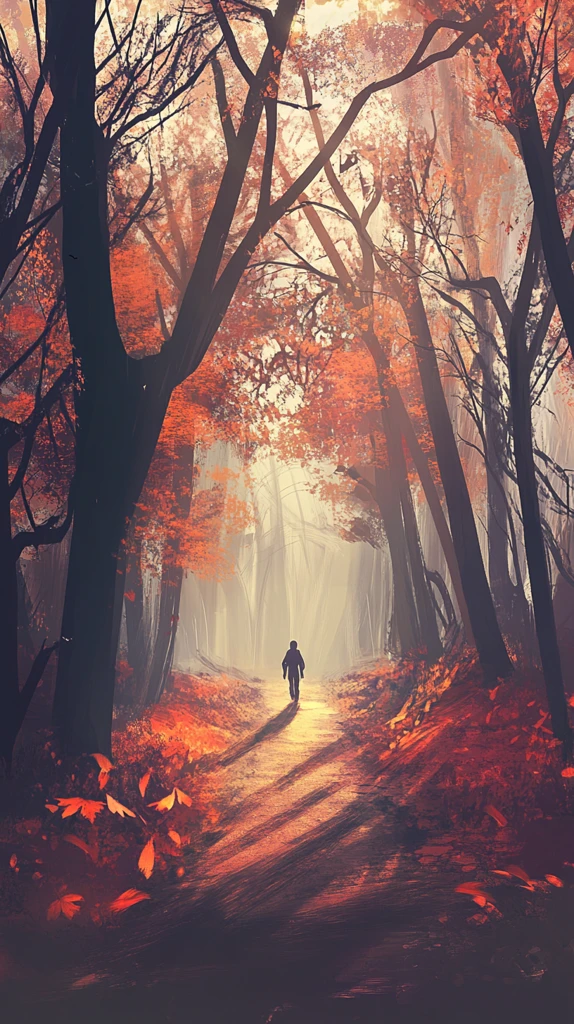 秋林小径独行者