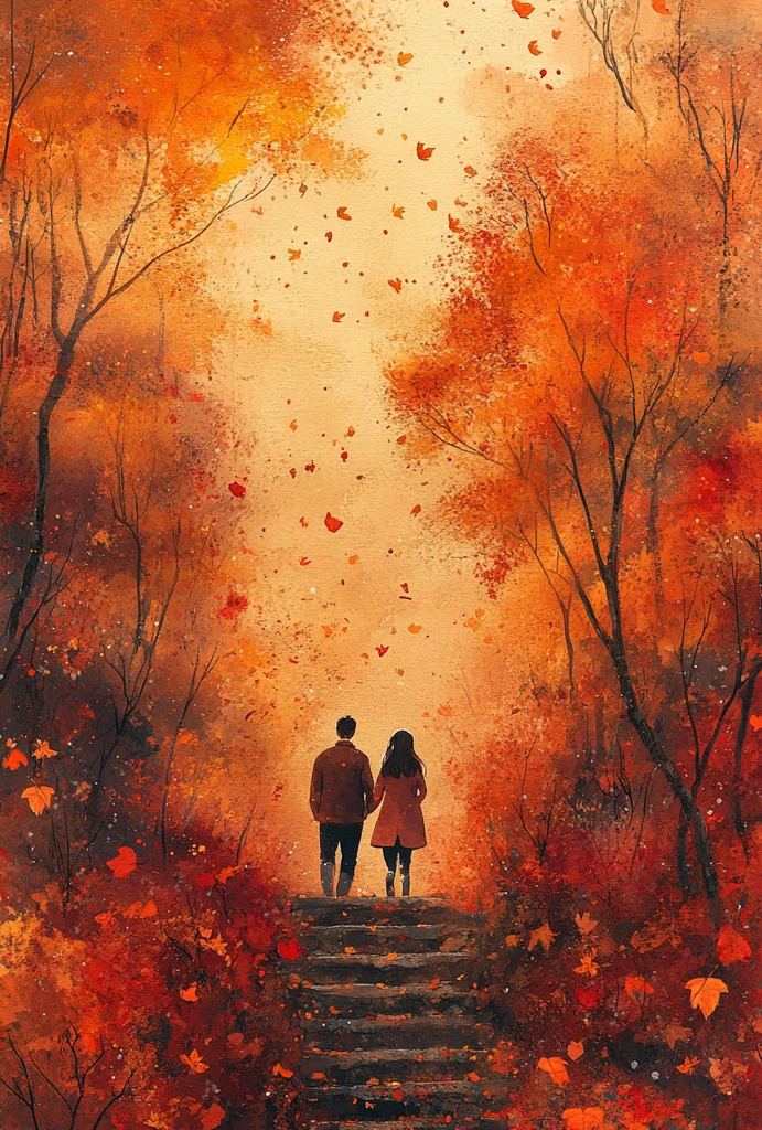 秋叶相伴登山行