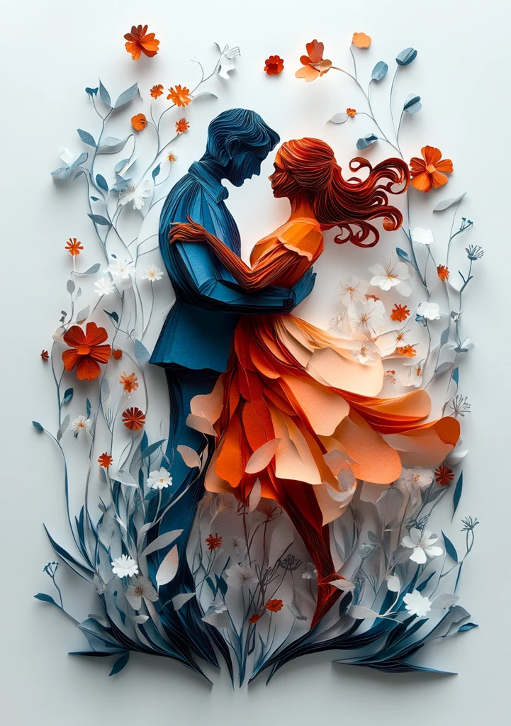 男女舞者能量石