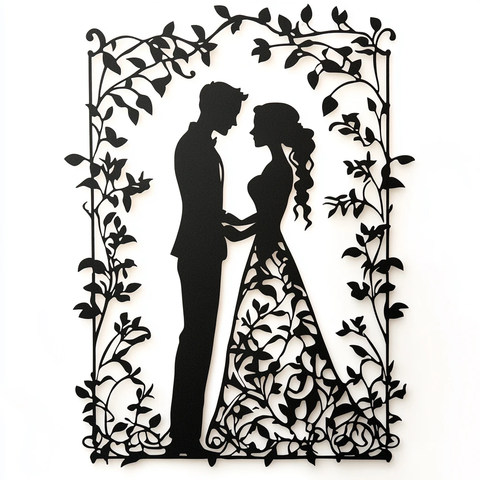 婚礼纪念烛台图案