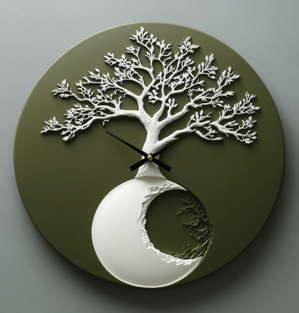 阴阳橄榄白树钟