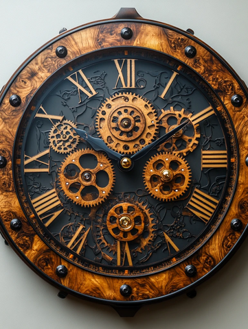 木质机械钟表