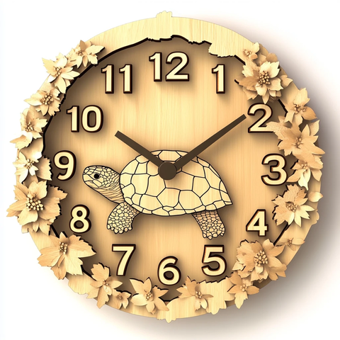 圆形激光时钟设计