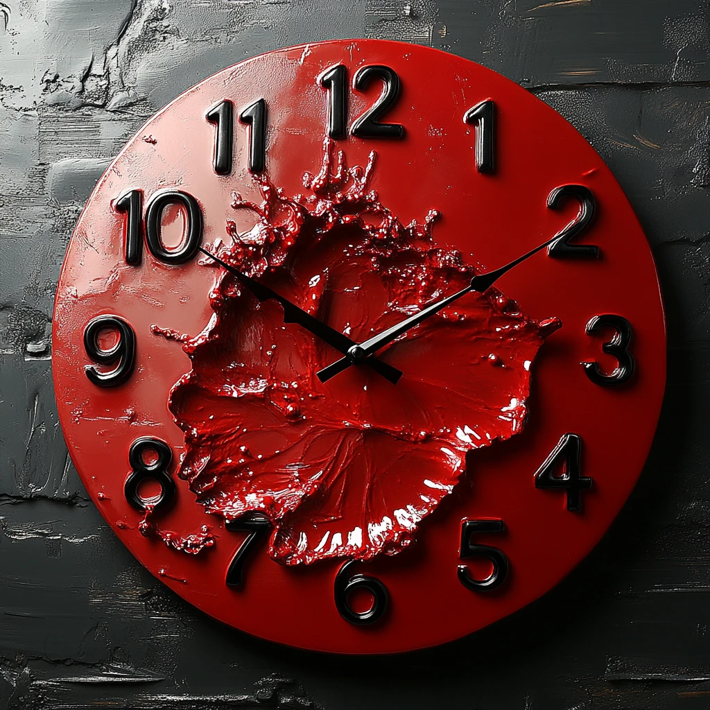 树脂钟表雕刻图案