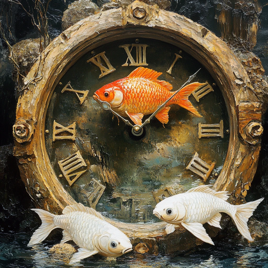 木刻钟与鱼