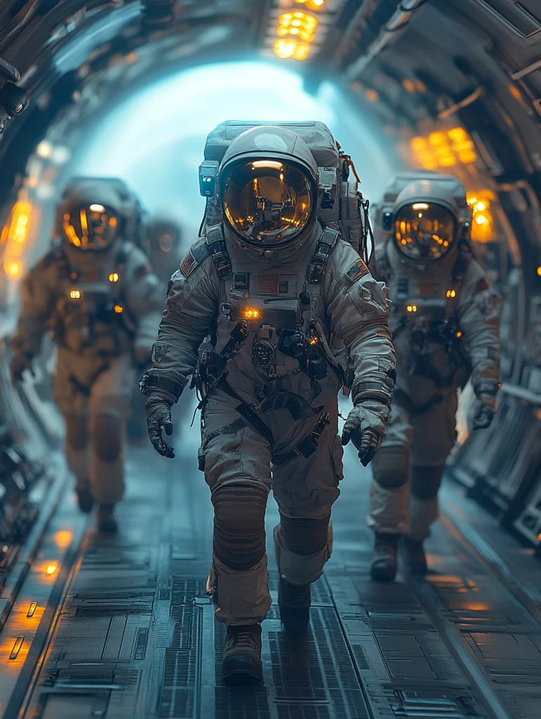 宇航员太空讨论